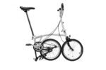 Brompton A Line 3 Speed Folding Bike (White). - Image 3