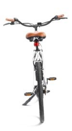 RIDE SWFT SWFT Fleet Cruiser Electric Bike for Adults - 500W Motor 46.8V 10AH Removable Battery - 20MPH 37 Mile Range Ebike - 20” Steel Frame E-Bike Bicycle w/LCD Control Display & Pedal Assist. - Image 5