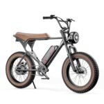 MACFOX Upgrade X1S Electric Bike, Ebike 500W/48V/10.4Ah, 20" Fat Tire Electric Bicycles Up to 20MPH & 40 Miles with Retro Motorcycle Design, Removable Battery, 50N.m Max Torque. - Image 2