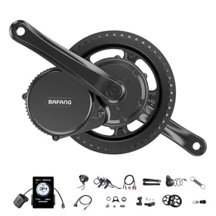 BAFANG 48V 750W BBS02B Ebike Motor Kit with P860C LCD Display Mid Drive Motor Electric Bike Conversion Kit.