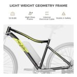 Heybike Race Max Electric Bike for Adults with 750W Peak Motor, 28mph Max Speed, 600WH Removable Battery Ebike, 27.5" Electric Mountain Bike with 7-Speed and Front Suspension. - Image 6