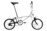 Brompton A Line 3 Speed Folding Bike (White). - Image 2