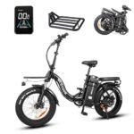 Foldable Electric Bike 1500W Peak Power Ebikes, 48V 23.4Ah Removable Battery, Up to 85 Mile Long Range Electric Bike 28MPH 3A Fast Charger 7-Speed Commuting Folding Ebike for Men Women.