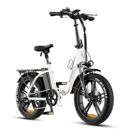 Electric Bike for Adults 750W Ebike 30 Mph Peak 1200W 80Nm Max Range 50Miles 48V 16Ah Removable Battery Foldable 20'' x 4.0" Fat Tire Adult Electric Bicycles 7-Speed Hydraulic Front Rear Oil Brakes.
