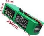 52v 22Ah Lithium Ion Battery Pack,52v Lithium Ion Battery,Built-in 30A BMS,with T Plug and Capacity Indicator,for 250-1200w Electric Bicycle Scooter. - Image 6