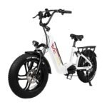 Mimas Folding Electric Bike for Adults 20Ah LG Cell Battery 750W Brushless Motor Cruise Control 80+Miles Long Range Full Suspension 30Mph 20" x4.0 Fat Tire Ebike 7-Speed Commuter Bicycle.