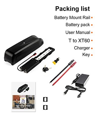 Version 1.0.0 Uzi Official Store 36V 48V 52Volt Ebike Battery Pack,Use 13Ah/15Ah/21Ah Energy Li-ion can be used for0-1500W Adult Bicycle Motor, for Bike Conversion Kit(W/Charger& BMS &Voltage Equalization Chip&USB). - Image 6