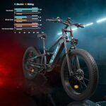 1000W Adult Electric Mountain Bike, 26 "Adult Electric Bicycle 48V 16AH, 7-Speed Fat Tire Electric Bicycle, Detachable Battery, All Terrain, Blue. - Image 6