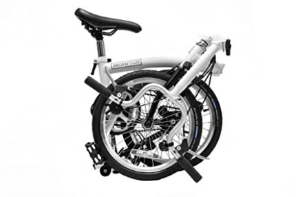 Brompton A Line 3 Speed Folding Bike (White).