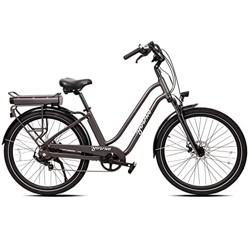 Version 1.0.0 SDU Young Electric Hybrid Cruiser Bike, Up to 90 Miles Long Rang, True Comfort 350W Pedal Assist Beach City Commuter 27.5" E-Bike for Adults. - Image 1