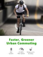 750W Electric Bike for Adults, Folding Ebike 48V 13Ah Removable Battery Max Speed 25MPH,Full Suspension System Design 20''×3.0''Fat Tire Electric Bicycle. - Image 5