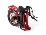 VeeGo Semi Fat Electric Bike, Lightweight & Folds in Half, Basket, Rack, Fenders Included, for Adults. - Image 4