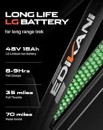 Electric Bike for Adult, Peak 2000W/2500W 35MPH Dual Motors Ebike for Men, 18Ah/19.2Ah 48V Built-in Battery E Bike, 26" Fat Tire E Bicycle Fit All Terrain 70Miles/85Miles, Dual Hydraulic Brake. - Image 3
