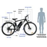 ZNH Electric Bike for Adults, 350W Ebike Full Suspension 26'' Electric Mountain Bike 36V/48V 13Ah Removable Battery, E Bike 7-Speed. - Image 5