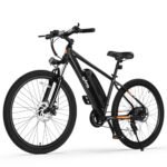 Racer Electric Bike for Adults - 21-Speed Mountain Lightweight Ebike with Peak 500W Brushless Motor, 375Wh Removable Battery, 26X2.1 Tire Step Over E-MTB, Up to 40 Miles.