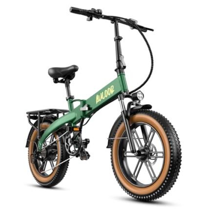 Folding Electric Bike for Adults, 30MPH Max Speed Foldable Ebike with 48V 12.8Ah Hidden Removable Battery, 20" Fat Tire 750W Motor, 60+Miles Aluminium Alloy Frame Mountain Bicycle for Commute Beach.
