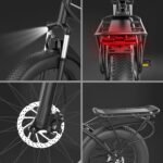 G20pro E-Bike for Adults, 1000W Motor 20" Fat Tire Electric Mountain Bike, Up to 30 MPH Foldable Electric Bicycle with 48V 12.8AH Removable Battery, Professional 7-Speed Gears. - Image 6