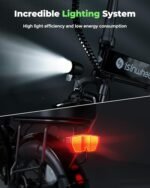 isinwheel U3 16" Foldable Electric Bike Adults, 500W Electric Bicycle, Front Fork Suspension, 19 MPH UP to 45 Miles Folding Ebike for Adults and Teens for Leisure Riding&Commuting, UL2849 Certified. - Image 5
