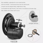 TSDZ2B 48V 500W Mid Drive Motor Kit Torque Sensor Electric Bike DIY Concversion Kit Ebike Central Engine for Bottom Bracket 68-73mm Mountain Bike City/Road Bicycle. - Image 5