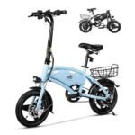 Folding Electric Bike for Adults, 500W Peak Motor, 14" Adults Electric Bicycles, 280.8Wh Battery, 25 Miles PAS Range, Mini E Bike for Adults and Teens, Ebike UL 2849 Certified, 3 Levels Assist.