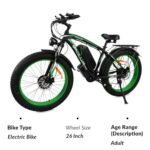 LUNYEE 2000W Electric Bike with 20Ah Removable Battery 26"×4“Fat Tire Ebike for Adults 35MPH 80/100Miles Electric Bicycles with Shi-Mano 21 Speed Lockable Front Sespension Hydraulic. - Image 3