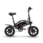 Electric Bike for Adults Teens,DYU D3F 14" Folding Electric Bicycle,Commuter City E-Bike with 250W Motor and 36V 10AH Lithium-Ion Battery,40-45miles Travel Range.