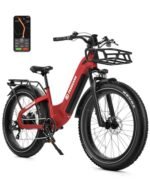 Eden Electric Bike Adults GPS Smart App Control 750W BAFANG Motor 48V 20Ah Samsung Battery Fat Tire Ebike,Electric Bicycle,90Miles Range,28MPH Max Speed UL Certificate.