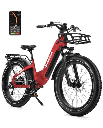 Eden Electric Bike Adults GPS Smart App Control 750W BAFANG Motor 48V 20Ah Samsung Battery Fat Tire Ebike,Electric Bicycle,90Miles Range,28MPH Max Speed UL Certificate.