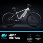 Schwinn Marshall Electric Hybrid Bike for Adults, Step-Though and Step-Over Aluminum Frame, 250W Motor, Removable Battery, 7-Speed, 27.5-Inch Wheels, Head and Tail Lights. - Image 4