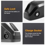 36V 48V Ebike Battery 10Ah 14Ah 17Ah Electric Bike Battery 250W 350W 500W 750W 1000W 1200W Vivi Rad Power Polly Bicycle Lithium Ion Battery. - Image 6