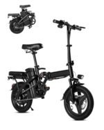 Electric Bike for Adults, Ebike,14" Folding Electric Bike 350W 36V 12Ah Built-in Battery 20MPH,20+Miles,3 Riding Modes, Commuting.