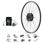 BAFANG 48V 500W Front Hub Motor Electric Bike Conversion Kit for 26 inch Wheel Drive Engine with C18 LCD Display Without Battery and Charger.