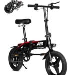 Electric Bike for Adults,Folding Ebike,Electric Bicycle with Removable Battery, 20MPH Commuting Electric Bike, High Brushless Gear Motor.