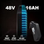 1000W Electric Bike for Adults,Powerful Motor 48V 16AH Battery Snow Beach Ebike Hydraulic Disc Brake Electric City Bike Up to 31MPH All Terrain 26" Fat Tire Ebikes for Adults. - Image 3