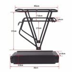 XP-POWER(1-7 Days Delivery Ebike Battery 52V 48V 36V Rear Rack Battery Electric Bike Lithium Ion Battery Pack for 1800W 1500W 1200W 1000W 750W 500W 350W Bafang Voilamart Electric Bicycle Motor. - Image 5