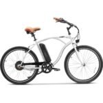 RIDE SWFT SWFT Fleet Cruiser Electric Bike for Adults - 500W Motor 46.8V 10AH Removable Battery - 20MPH 37 Mile Range Ebike - 20” Steel Frame E-Bike Bicycle w/LCD Control Display & Pedal Assist. - Image 4