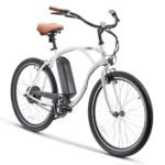 RIDE SWFT SWFT Fleet Cruiser Electric Bike for Adults - 500W Motor 46.8V 10AH Removable Battery - 20MPH 37 Mile Range Ebike - 20” Steel Frame E-Bike Bicycle w/LCD Control Display & Pedal Assist.