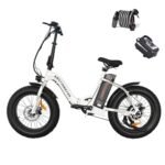aostirmotor 500W 25MPH Folding Electric Bike 20 x 4 inch Fat Tire E Bikes for Adults Electric Foldable Ebike,Electric Mountain Bike Snow Beach Bicycle with Shimano 7 Speed.
