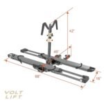 Hyperax Special Combo -Patented Lift Assisted Volt Lift with 2X E-Bike Adapter Up to 80lbs eBikes for RV, Camper, Motorhome Toad. - Image 6
