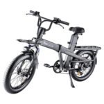 Electric Bike, Folding Electric Bike with 62 Miles Range, 48V Removable Battery, 20 Inches Fat Tire for Beach Cruiser City Commute Mountain.