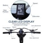 Electric Bike for Adults,Peak 1000W Electric Mountain Bike,28 MPH E Bike with 7-Speed,20 * 4” Fat Tire Ebikes for Adults with Full Suspension. - Image 6