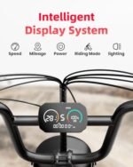 V9-G60 Peak 1500W Ebike, 48V 20Ah(960WH) Removable Battery, 72Miles &32MPH,20" Fat Tire Dirt Bike,7 Speed Gears,Dual Shock Absorber, Adults Electric Bike for Mountains, Snow, Sand, Road. - Image 4