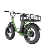 Freego Electric Dirt Bike for Adults, Electric Motorcycle for Adults, 20" x 4 Fat Tire Electric Bicycle, 48V/15AH/25AH Removable Battery, 30Mile/62Mile/28MPH, with Front and Rear Cargo Rack, 2 Seater. - Image 2