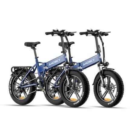 E300 Ebikes for Adults, 750W Electric Bike 30 Mph 48V 643Wh Removable Battery 50 Miles Max Range 20" x 4" Fat Tire Mountain Foldable Electric Bike for Snow Beach Commuting with 7 Speed.