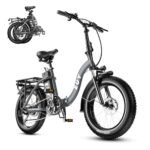 Auloor F7 Electric Bike for Adults,750W(Peak1000) Motor, 48V 15Ah Battery, 30Mph Folding Ebike, Step-Thru Frame, 20" Fat Tires,Perfect for Commuting, Delivery,Outdoor Riding, Unisex E-Bike.