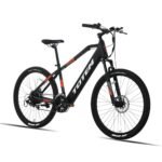 E-TOTEM 27.5" Electric Bicycle for Adults with 21-Speed Gear and Mechanical Disc Brakes, E-Bike with 48V 10.4Ah Removable Battery Up to 40 Miles of Range, Electric Bike with Suspension Fork.