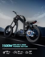 BG-X Electric Bike for Adults,1500W Brushless Motor 48V/31.5Ah Up to 40 Miles E-Bike Front/Rear Turn Signal Dual Suspension Ebikes. - Image 3
