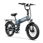 F3 Electric Bike for Adults with 1500W Motor Peak,48V 624Wh Removable Battery Max 74 Miles 28MPH,20" x 3.0 Fat Tire Folding Electric Bike with 7-Speed and Full Suspension..
