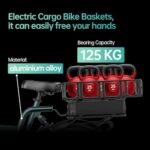 Electric Ebikes for Adults with 48V 30Ah Dual Batteries, Cargo Electric Bike for Adults with 750W Brushless Motor, Electric Bicycles for Men, Women, Commuter, Travel, Outdoor, Camping. - Image 6