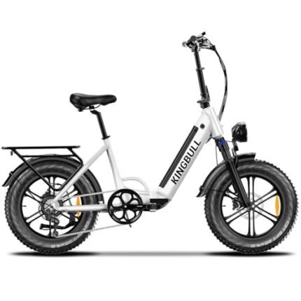 Kingbull Electric Bike, Peak 1000W Motor 48V 15Ah Electric Bike for Adults, 28MPH 60Miles Range Commuter Electric Bicycle, CST 20"x 4.0" Electric Bicycle.